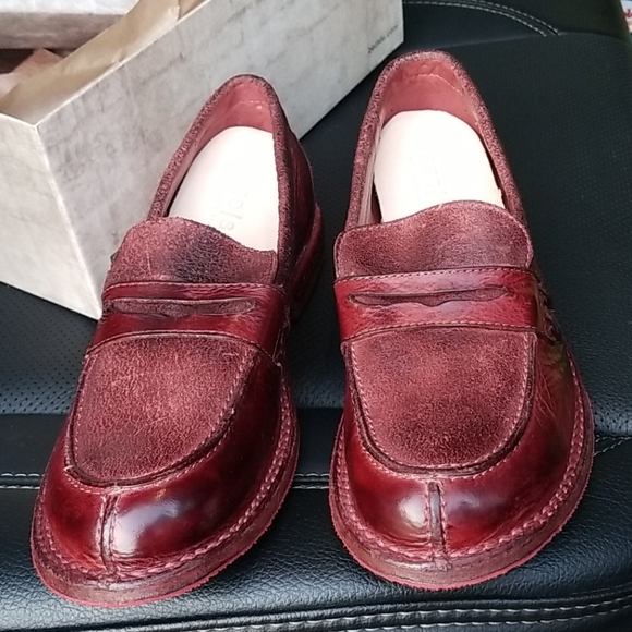 Bed Stu REINA size 7.5 merlot Cobbler loafers
